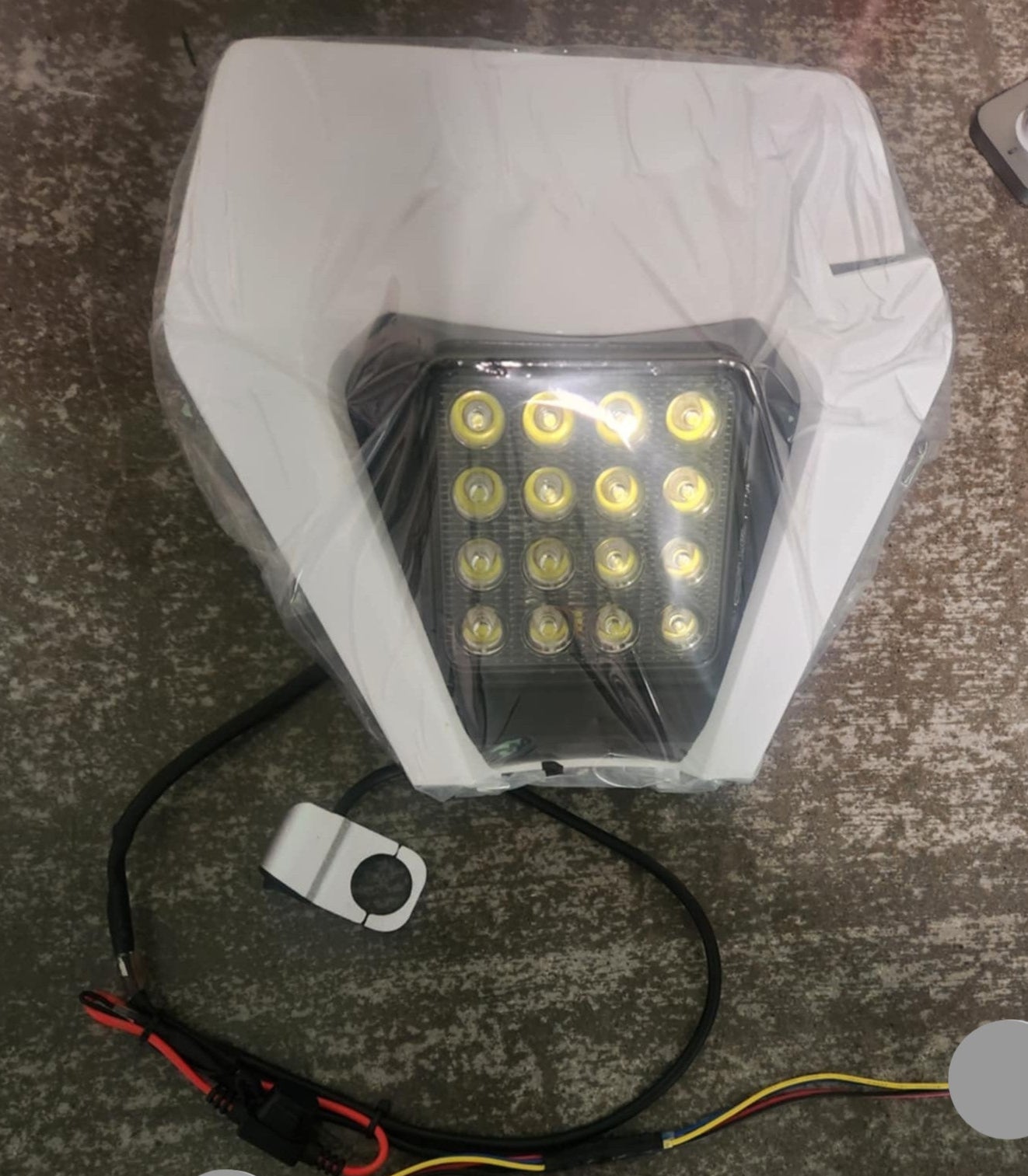 Off-Road Headlight pre wired with switch for Varg MX 1.0 (Gen 1 and Gen 2)